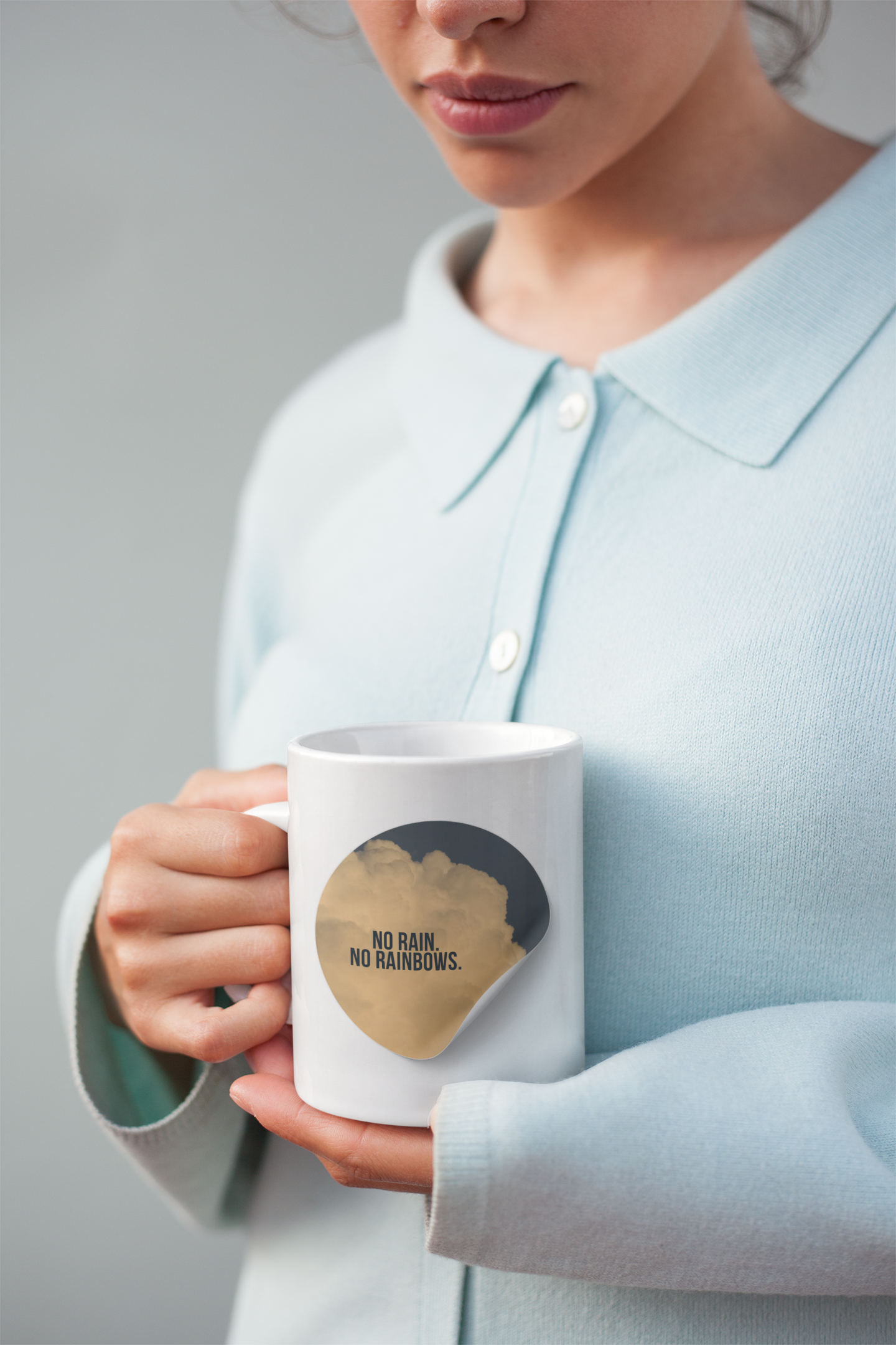 NO RAIN, NO RAINBOWS - 11oz Ceramic Cup