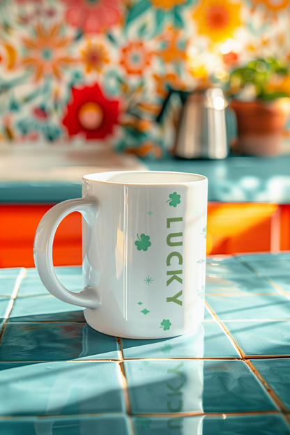 LUCKY ST PATRICK'S DAY -  11oz Ceramic Cup