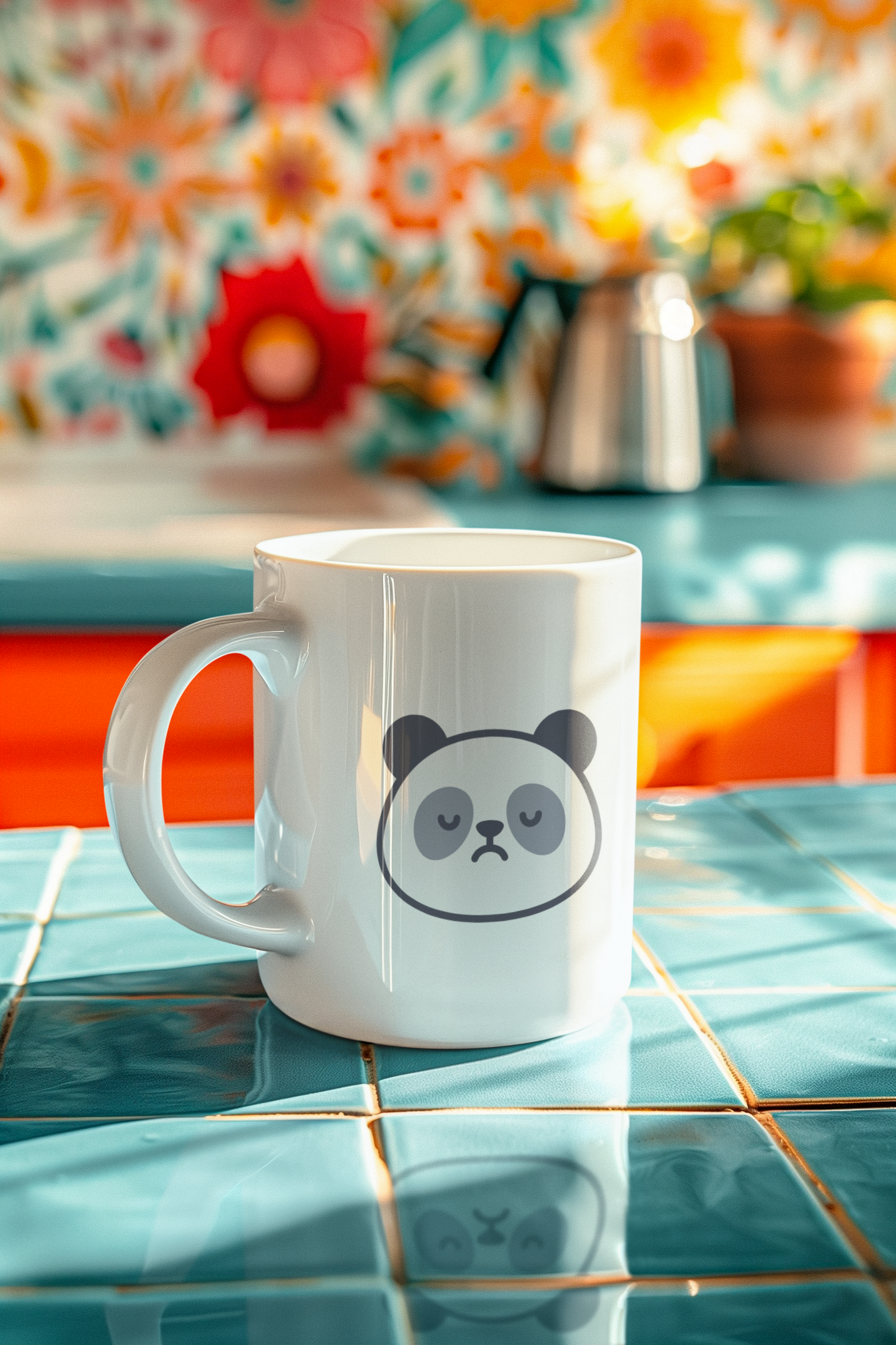 Panda Coffee Mug - 'Just Give Me My Coffee' - Cute 11oz Ceramic Cups for Animal Lovers