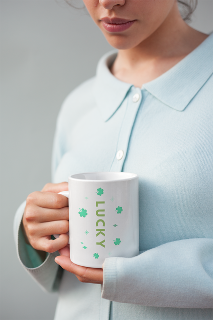 LUCKY ST PATRICK'S DAY -  11oz Ceramic Cup
