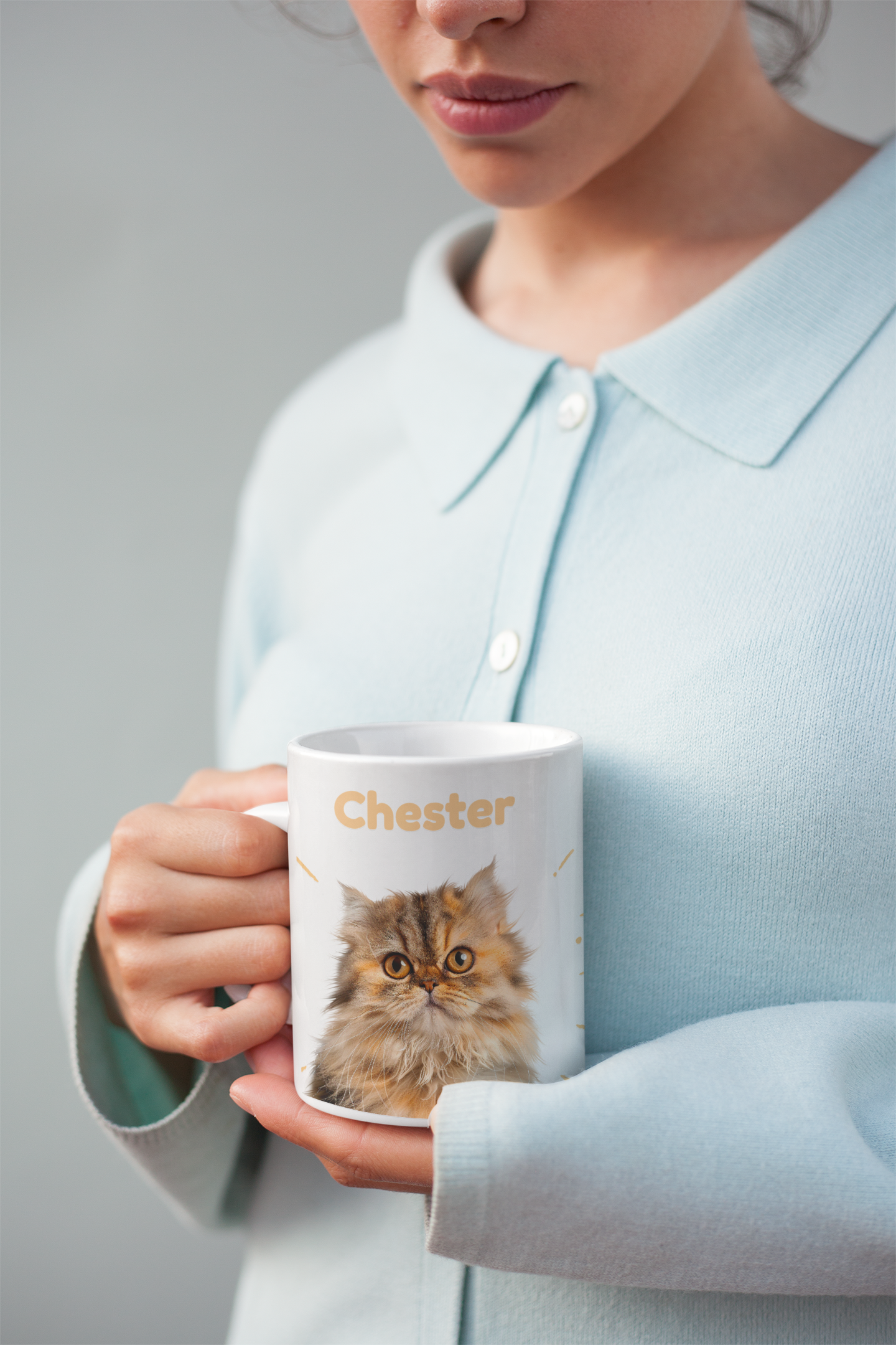 Personalized Name And Photo , Pets Lovers -  11oz Ceramic Cup